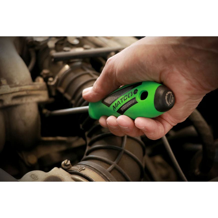 5 PIECE TOP TORQUE II™ SCREWDRIVER SET GREEN SSPCG5CA Matco Tools