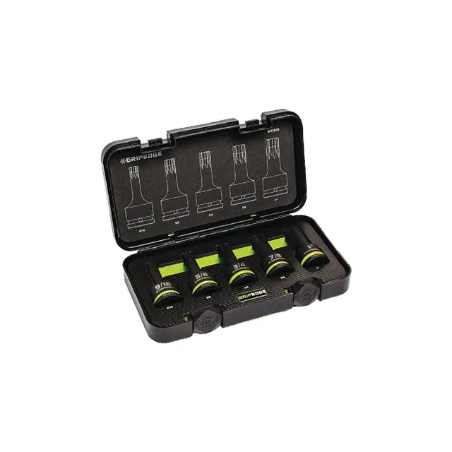 5 PIECE - IMPACT SAE RPT HEX BIT SOCKET - 3/4" DRIVE