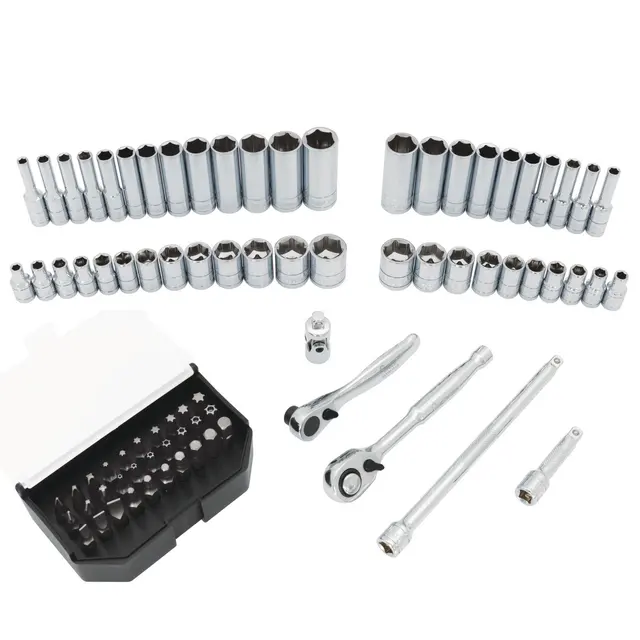 52 PIECE 1/4" DRIVE SILVER EAGLE® CHROME MASTER SOCKET SET