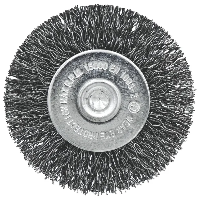 2 1/2" CRIMPED WIRE WHEEL