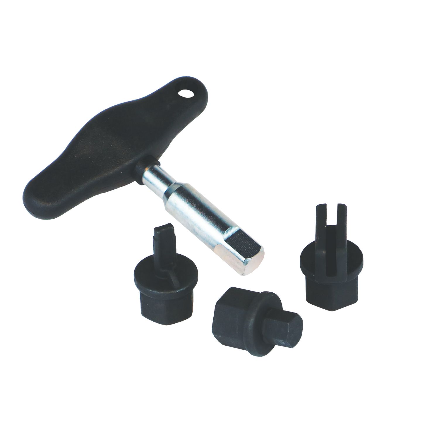 Steelman 42439 6-Piece Oil Drain Plug Wrench Kit for Installing and Removing Plastic Oil Drain Plugs and Bolts