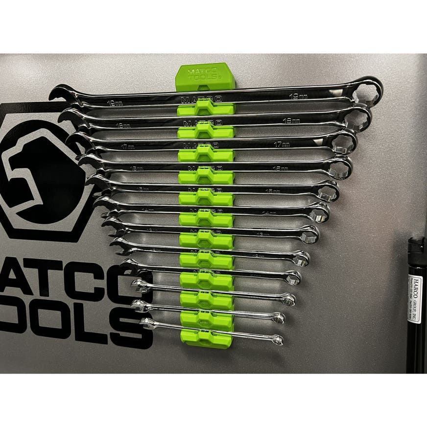 12 SLOT WRENCH RACK GREEN MWR12G Matco Tools
