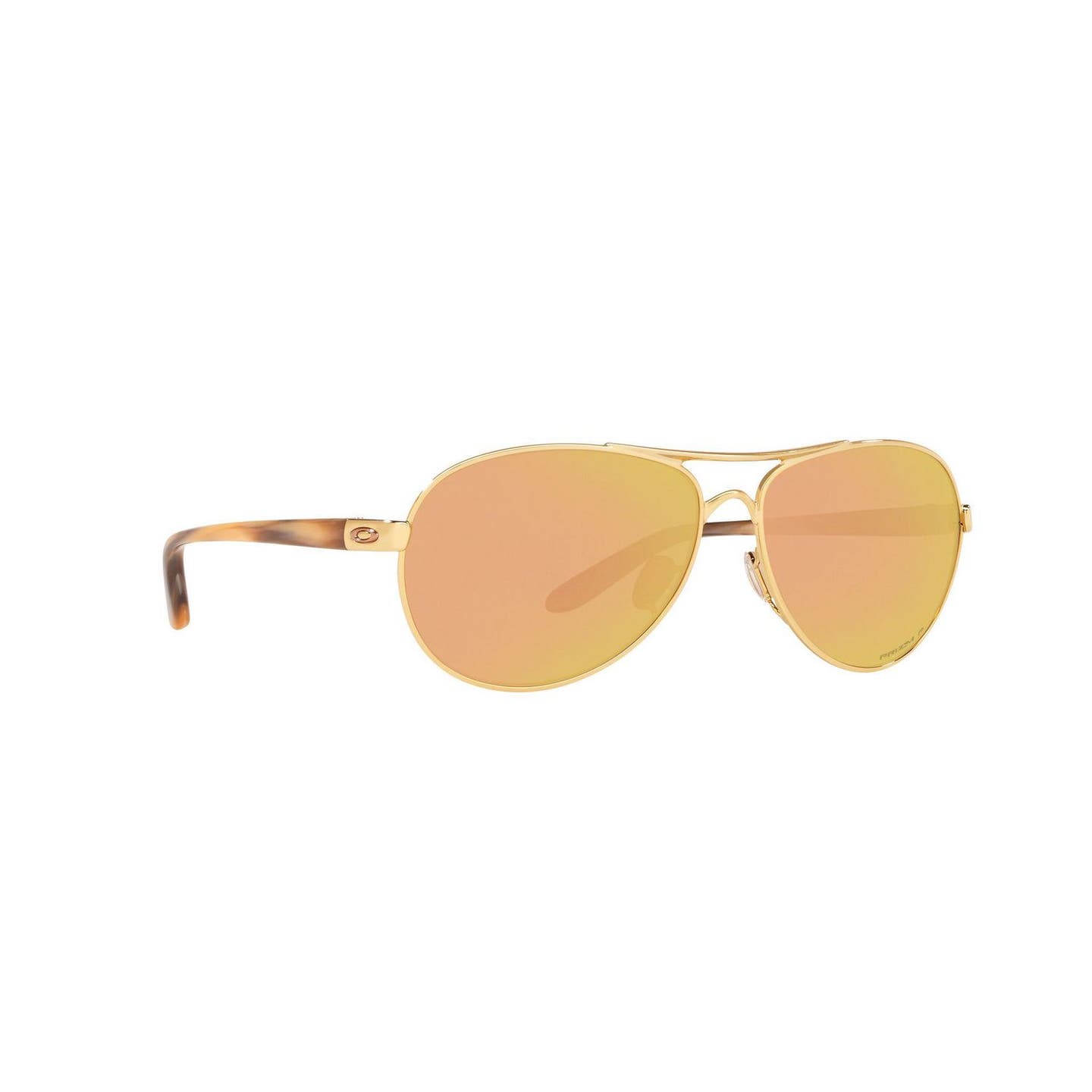 OAKLEY® FEEDBACK™ POLISHED GOLD WITH PRIZM™ ROSE GOLD POLARIZED LENSES