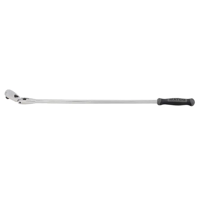 1/2" DRIVE 33-3/8" EIGHTY8 TOOTH LOCKING FLEX RATCHET WITH ERGO HANDLE - SHADOW GRAY