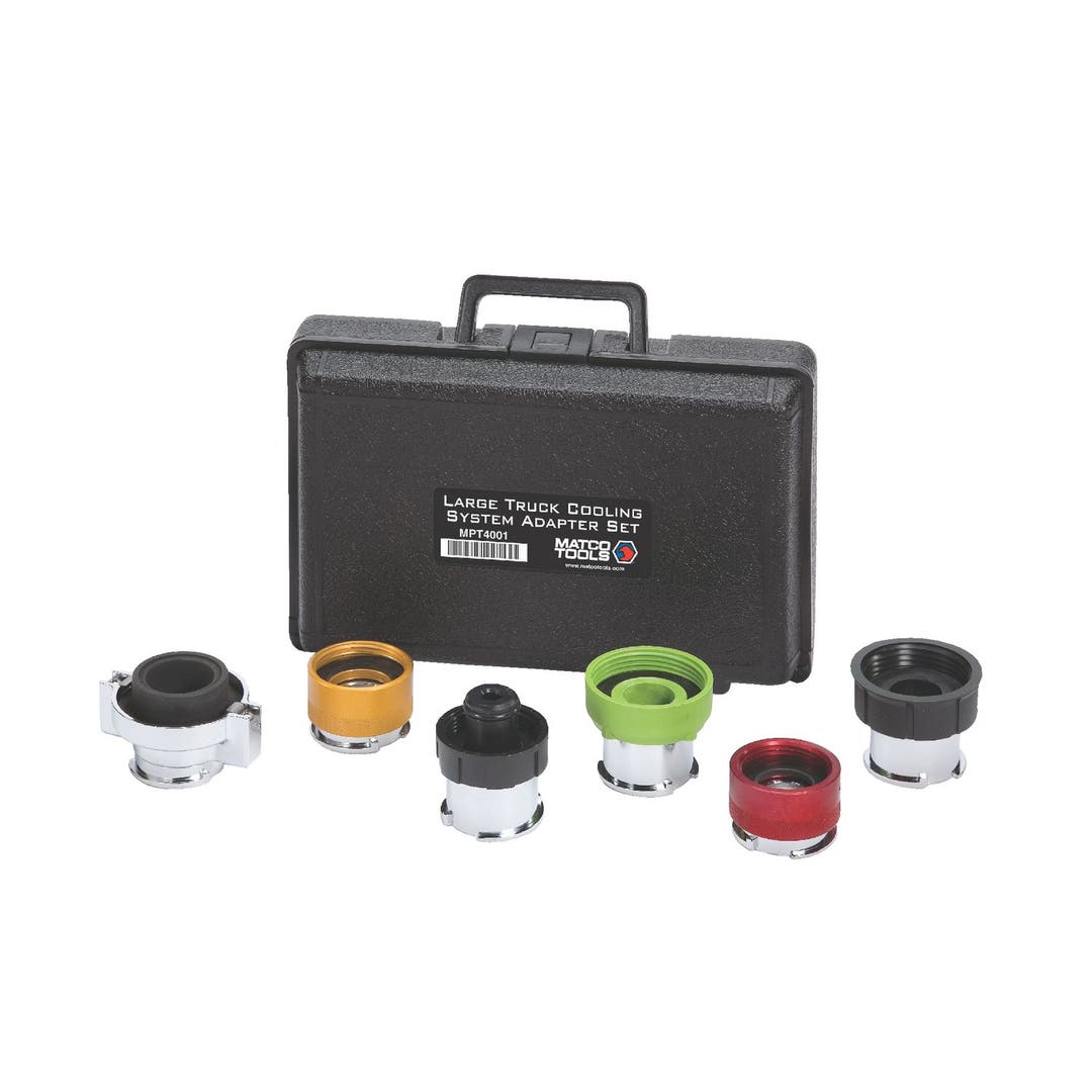 COOLING SYSTEM ADAPTER SET FOR LARGE TRUCKS MPT4001 Matco Tools