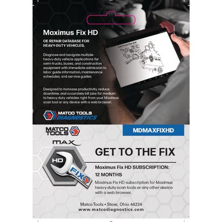 MAXIMUS FIX HEAVY-DUTY SOFTWARE