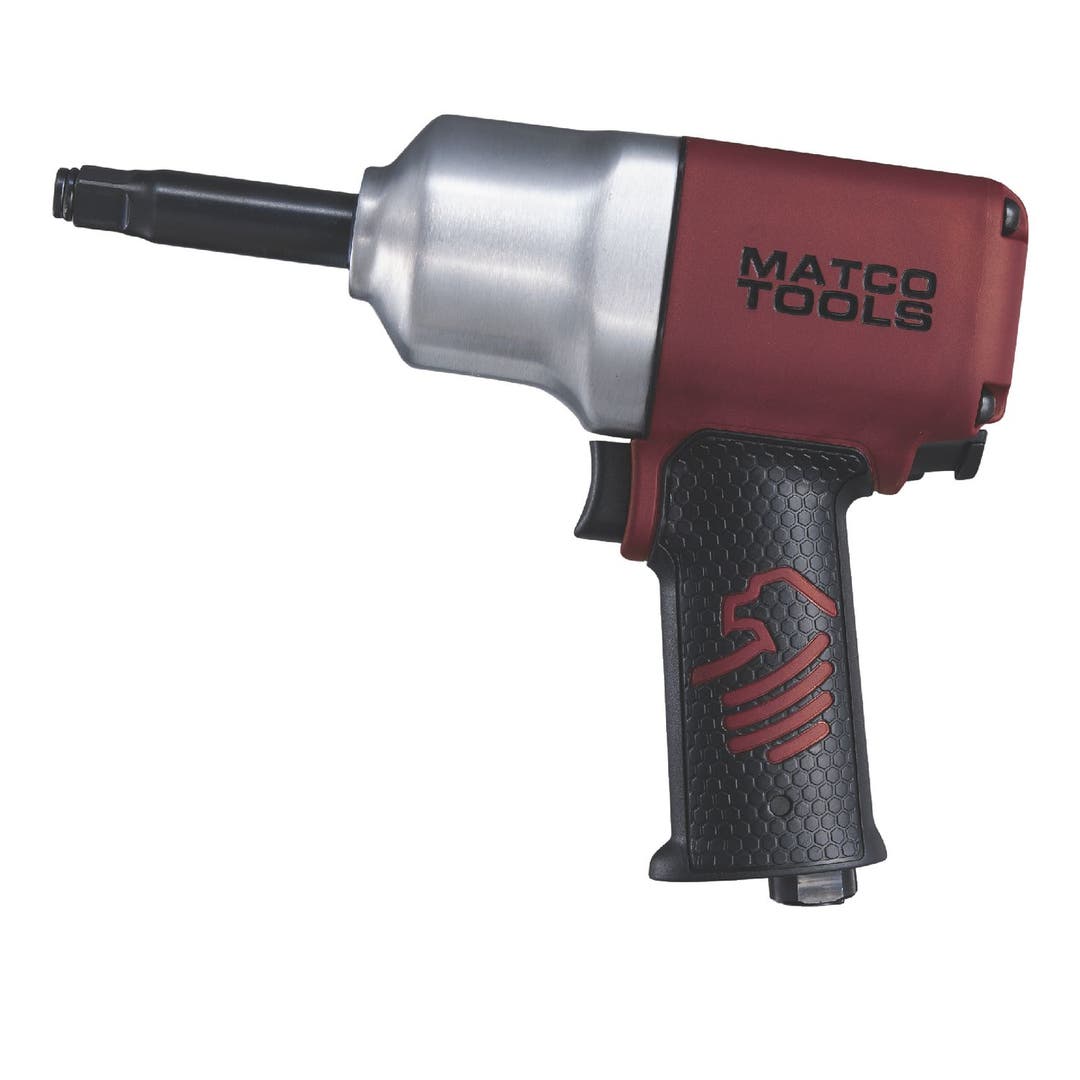 1/2" DRIVE COMPOSITE PNEUMATIC IMPACT WRENCH WITH 2" EXTENDED ANVIL