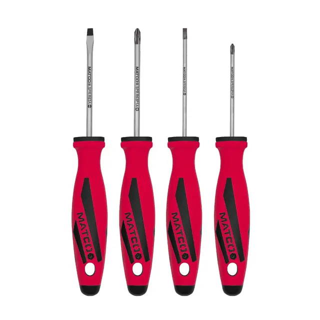 4 PIECE TOP TORQUE II™ PRECISION SCREWDRIVER SET - RED