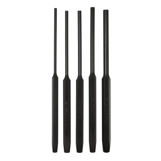 5 PIECE LONG PIN PUNCH SET