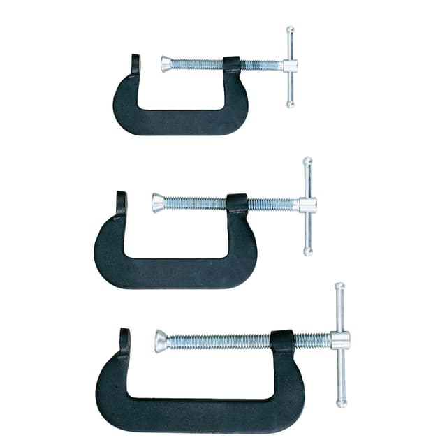 JUNIOR C-CLAMPS, SET OF 3