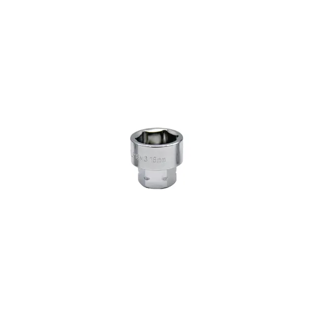 3/8" AND 17MM DUAL DRIVE 18MM 6 POINT LOW PROFILE SOCKET