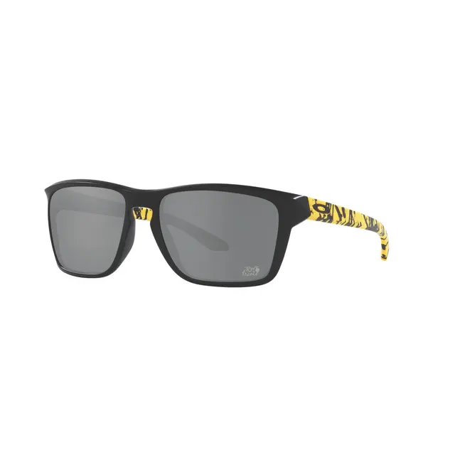TOUR DE FRANCE COLLECTION, FEATURING SYLAS SUNGLASS WITH SPLATTER FRAME WITH PRIZM™ BLACK LENS