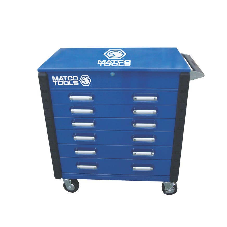 HEAVYDUTY FULL DRAWER SERVICE CART BLUE MSC4BLFDP Matco Tools