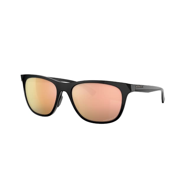 OAKLEY LEADLINE POLISHED BLACK WITH PRIZM™ ROSE GOLD POLARIZED LENS