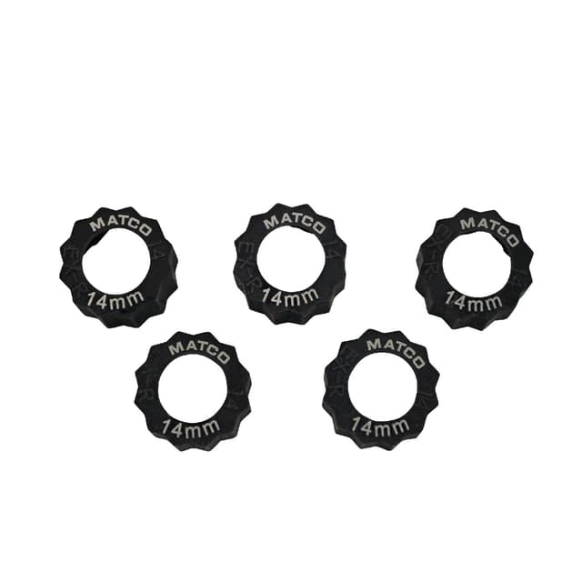5 PIECE 14MM HEXGRIP EXTRACTOR RING