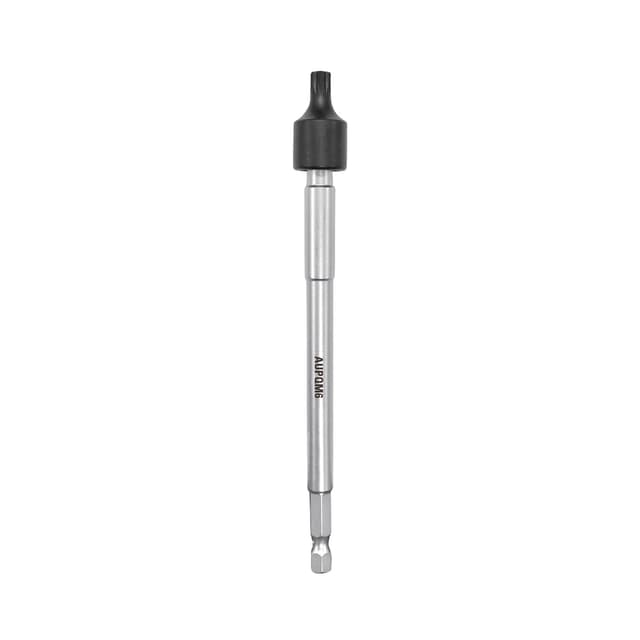 1/4" SHANK M6 TRIPLE SQUARE UNIVERSAL IMPACT DRIVER EXTENSION 6" LONG POWER BIT