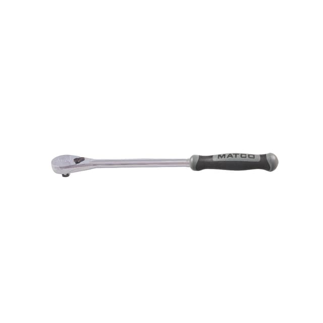 1/2" DRIVE 16-3/4" EIGHTY8 TOOTH FIXED RATCHET WITH ERGO HANDLE - SHADOW GRAY