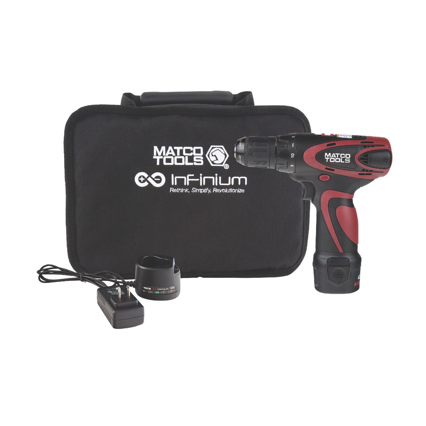 12V CORDLESS INFINIUM™ 3/8" DRIVE DRILL DRIVER KIT