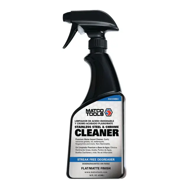 MATCO STAINLESS STEEL, CHROME AND FLAT FINISH CLEANER