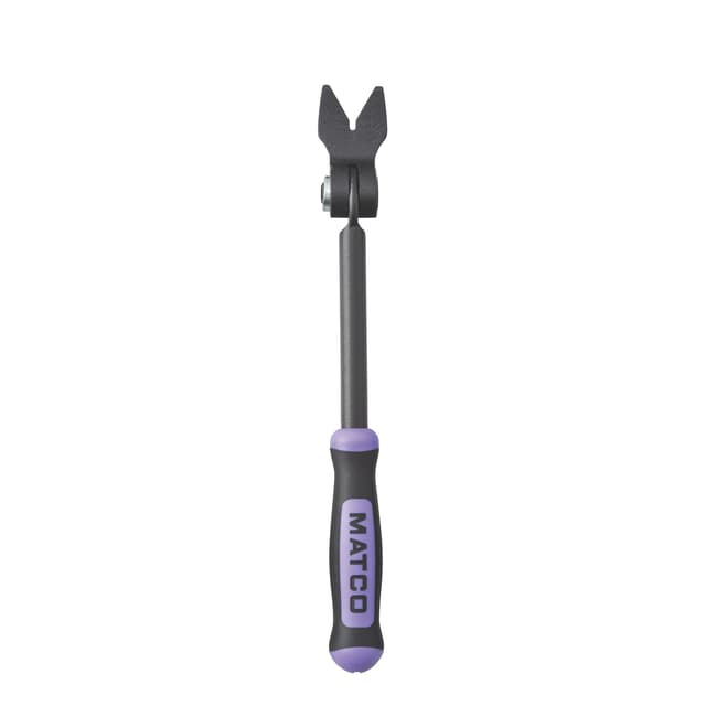 INDEXING CLIP LIFTER TOOL WITH SHALLOW V-CHAPED NOTCH - PURPLE