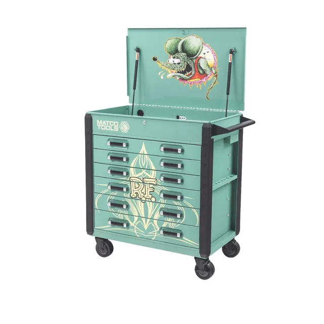 35" x 21" MSC4FD ROLLING TOOL CART (RAT FINK '25)
