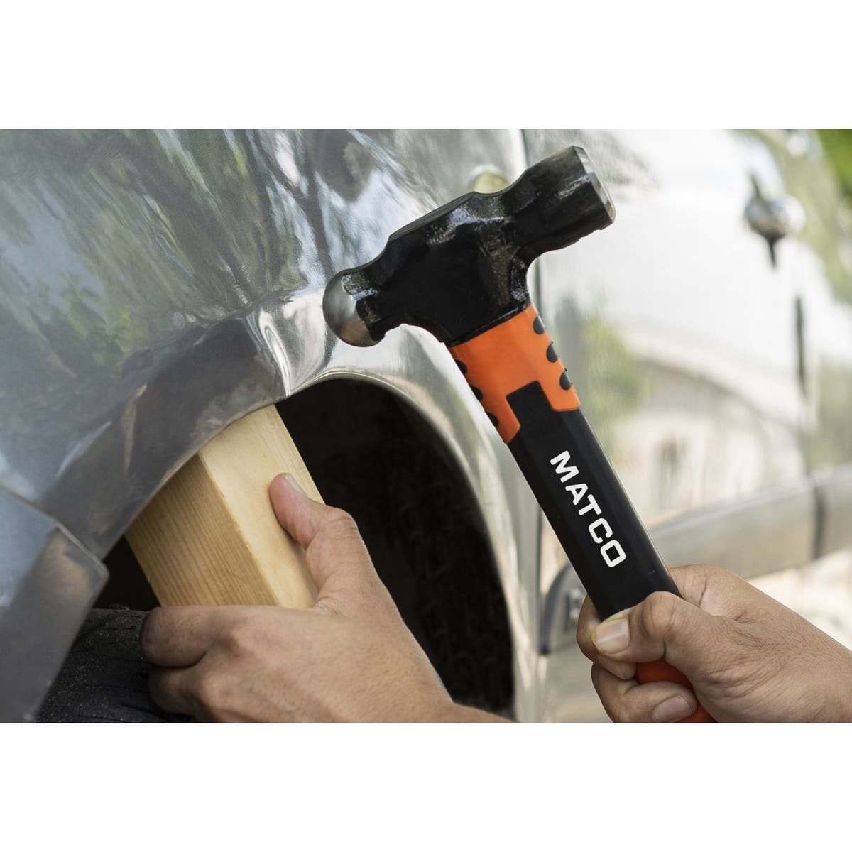 3 PIECE 24 OZ., 32 OZ., AND 48 OZ. BALL PEEN HAMMER SET WITH FIBERGLASS