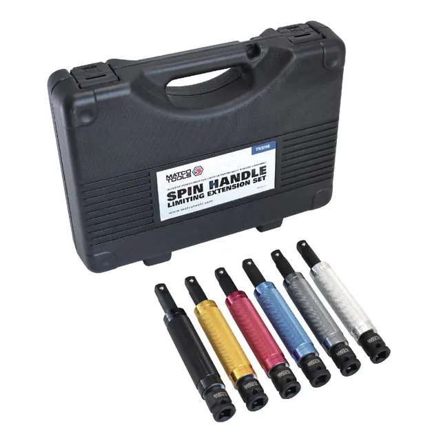 SPIN HANDLE TORQUE LIMITING EXTENSIONS