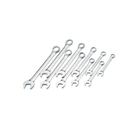 10 PIECE SILVER EAGLE METRIC COMBO WRENCH SET
