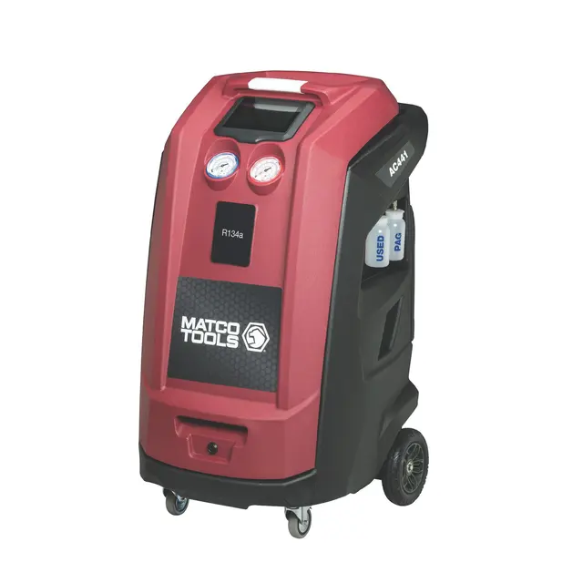 R134A TOUCHSCREEN AUTOMATIC OIL AND DYE INJECTION RECOVERY MACHINE WITH DATABASE