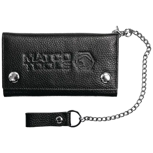 BLACK LEATHER WALLET