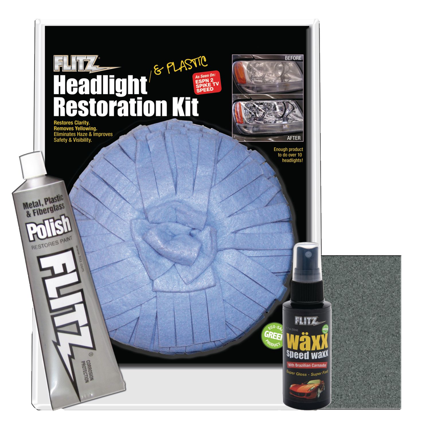 Quixx Headlight Restoration Kit and Lens Sealer, 656317