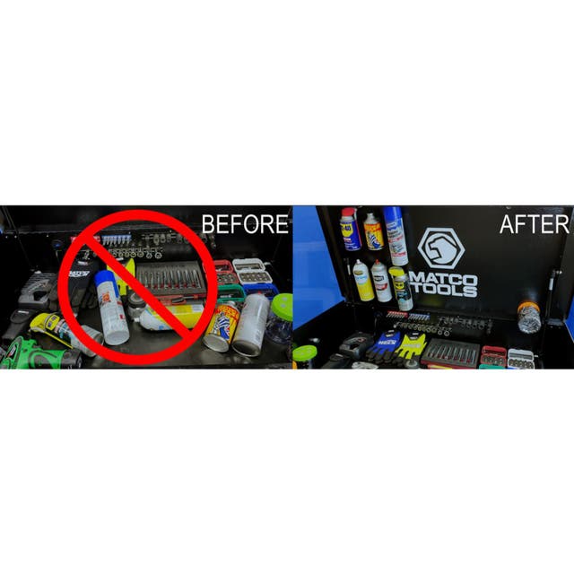 SPRAY CAN HOLDER 3 PACK ORANGE MCHM Matco Tools