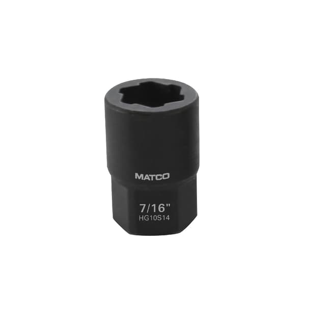 7/16" 3/8” DRIVE HEX GRIP IMPACT SOCKET