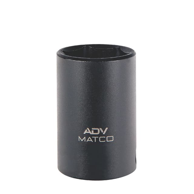 3/8" DRIVE 17MM METRIC 6 POINT MID-LENGTH IMPACT SOCKET
