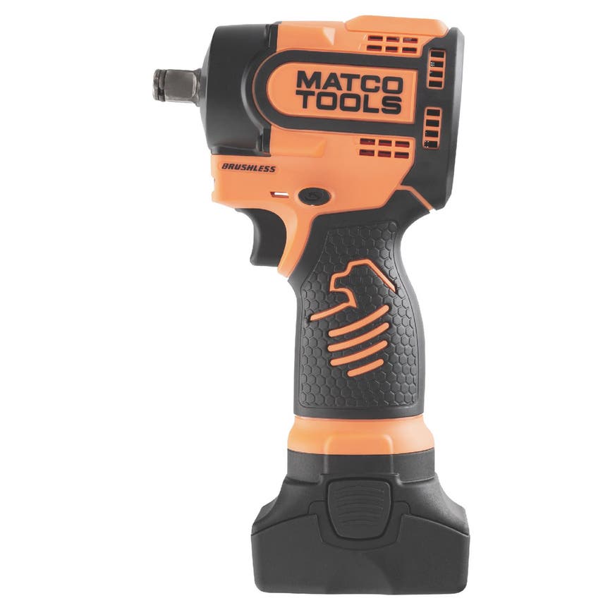16V CORDLESS INFINIUM™ 1/2" DRIVE STUBBY IMPACT WRENCH ORANGE