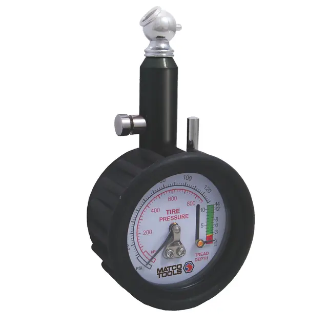 TIRE PRESSURE AND TREAD DEPTH GAUGE