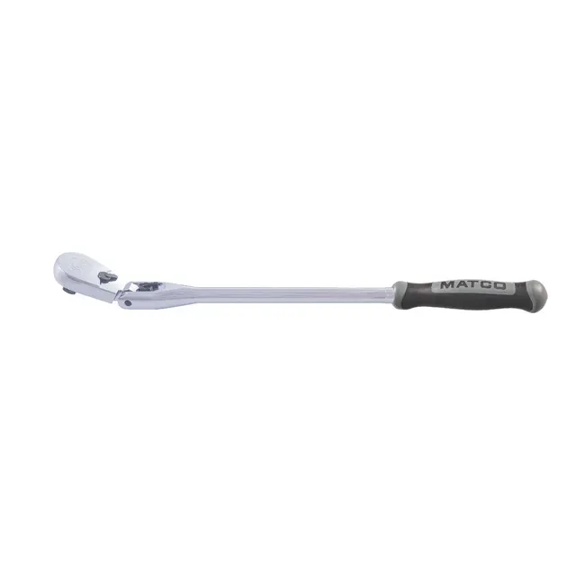1/2" DRIVE 20-1/4" EIGHTY8 TOOTH LOCKING FLEX RATCHET WITH ERGO HANDLE - SHADOW GRAY