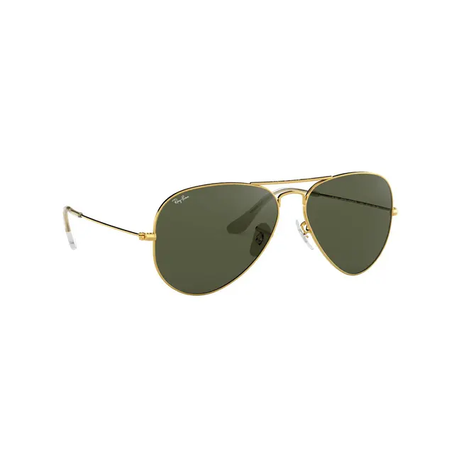 RAY-BAN® AVIATOR CLASSIC GOLD WITH GREEN LENSES