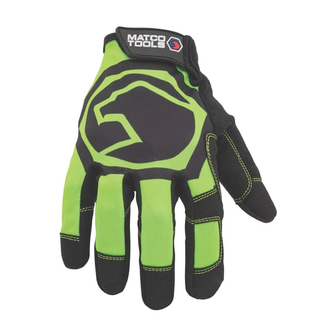 GRIP TOUCH GLOVE HI-VIS GREEN M