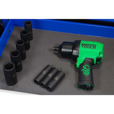 1/2" DRIVE AIR IMPACT WRENCH - GREEN
