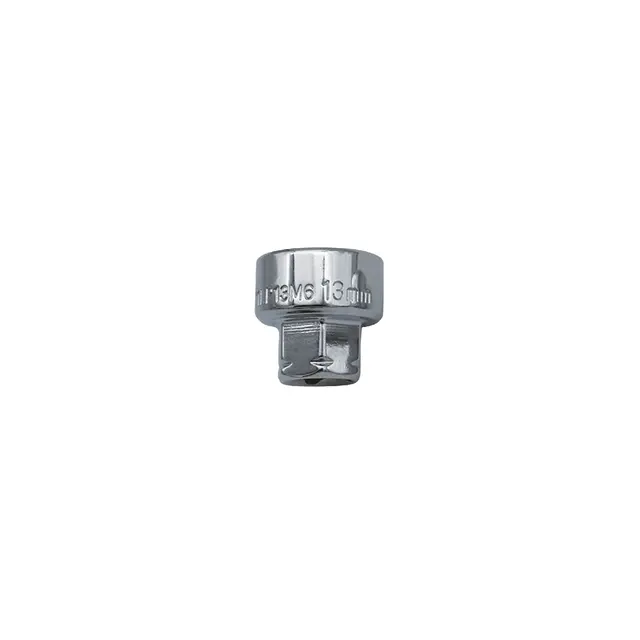 1/4" AND 11MM DUAL DRIVE 13MM 6 POINT LOW PROFILE SOCKET