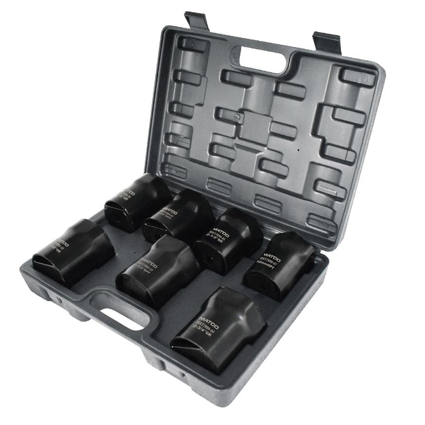 1/2" DRIVE 7 PIECE WHEEL BEARING LOCKNUT SOCKET SET MST7899 Matco Tools
