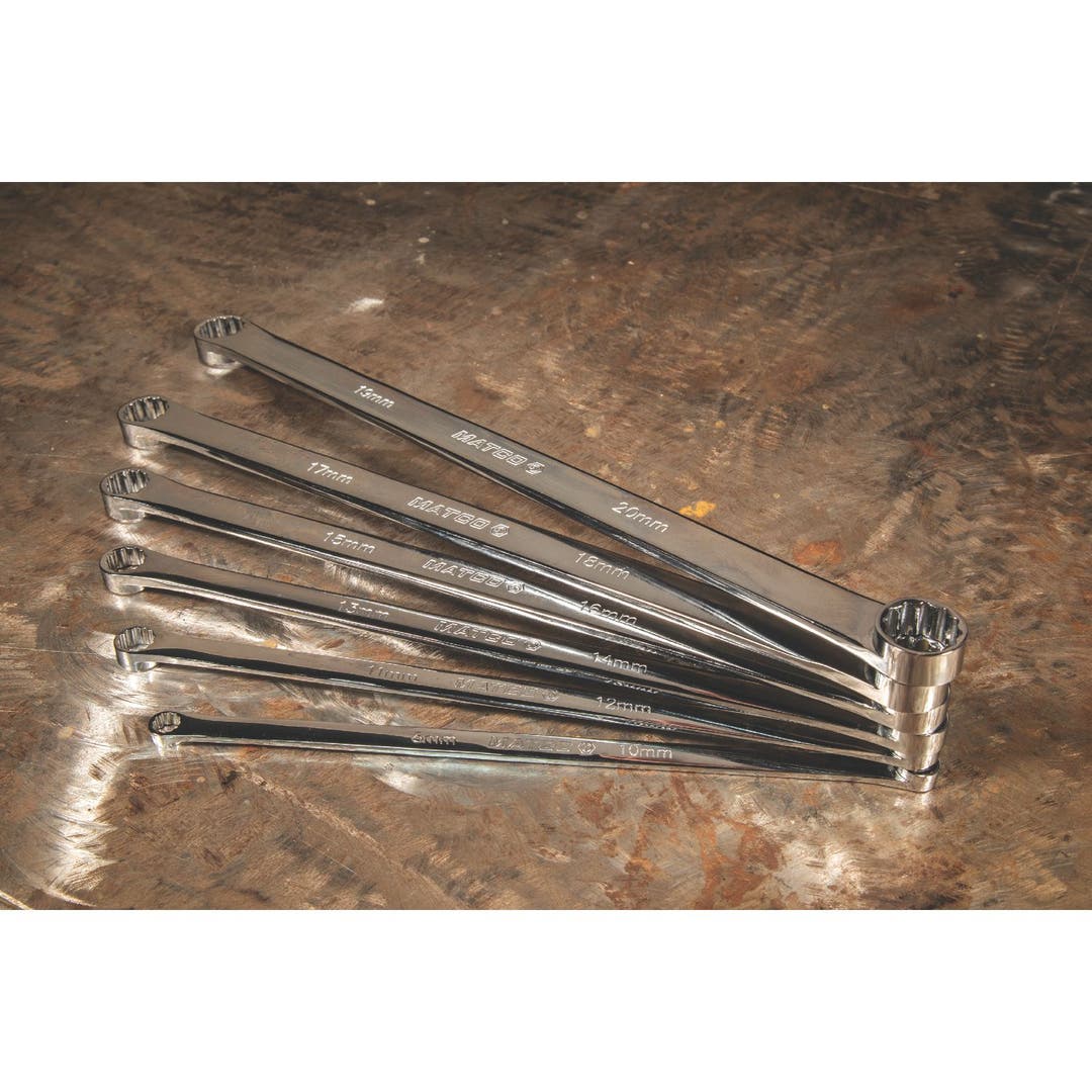 6 PIECE XL ZERO DEGREE OFFSET WRENCH SET SRBZXL62T Matco Tools