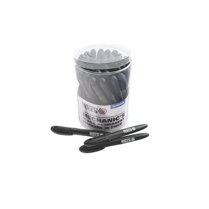 MECHANIC'S BLACK PERMANENT MARKERS - 36 PACK MTCMARKER