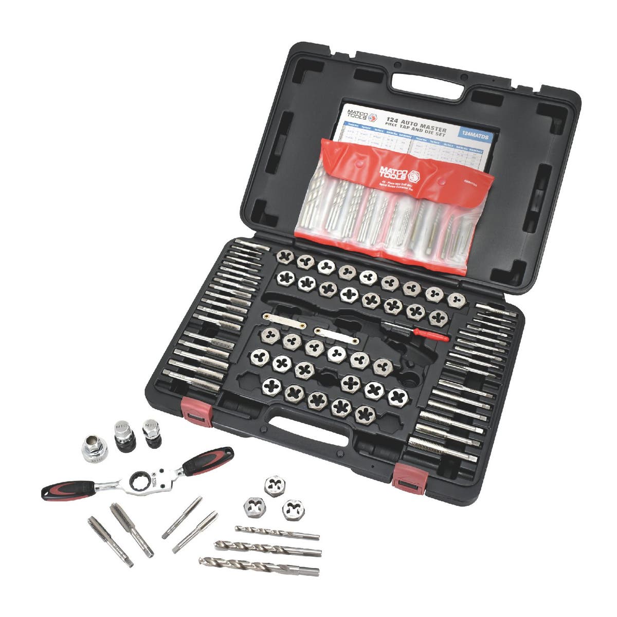 124 PIECE AUTO MASTER TAP & DIE SET 124MATDS Matco Tools