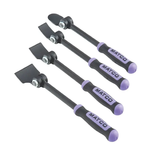 4 PIECE INDEXING SCRAPER SET - PURPLE