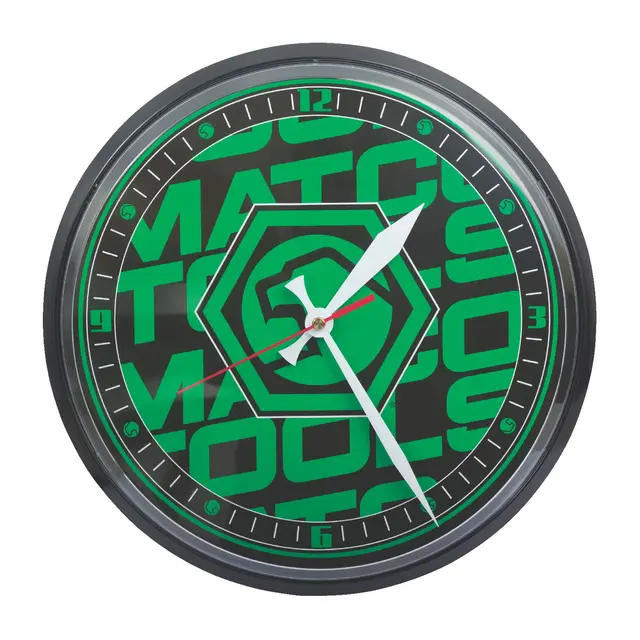 GREEN LOGO CLOCK