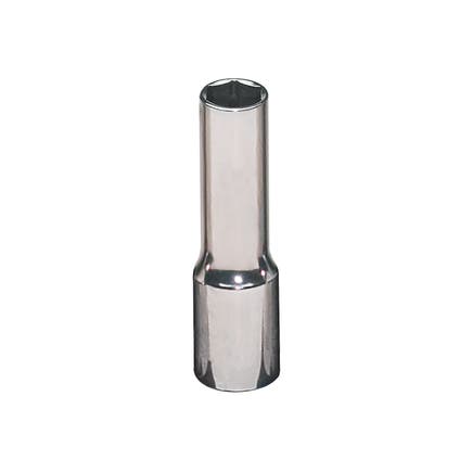 3/8" DRIVE 3/8" SAE 6 POINT DEEP CHROME SOCKET