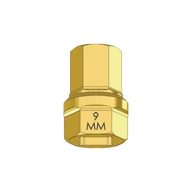 1/4" X 9MM HEX 1 PIECE SOCKET