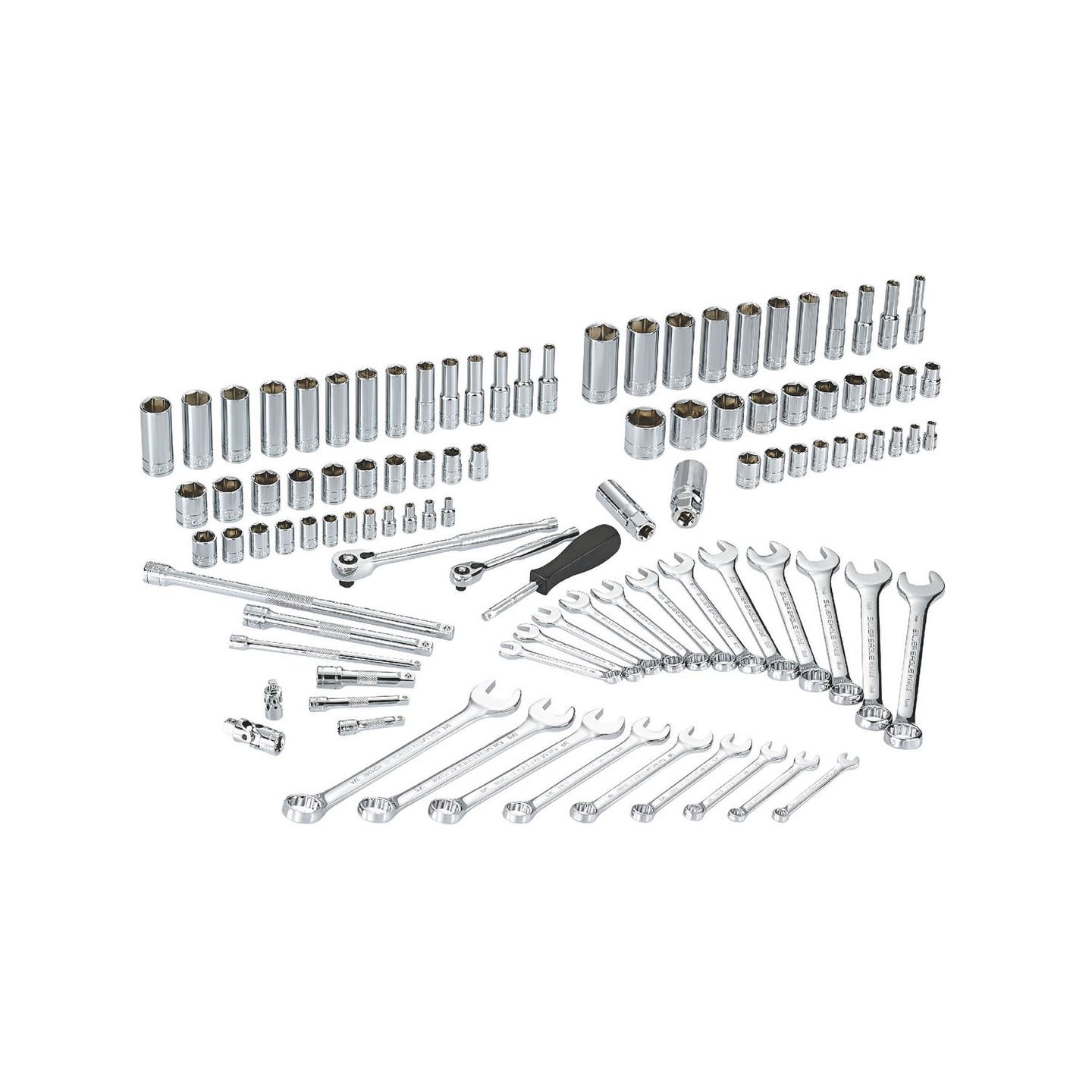 1/4" & 3/8" DRIVE 101 PIECE METRIC/SAE SILVER EAGLE® MASTER SOCKET SET